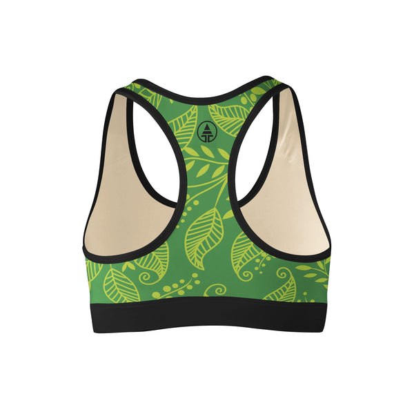Entyinea Comfy Sports Bras for Women Low-Impact Activity Sleep Bras Green  XL 