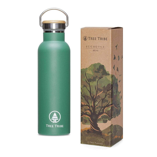 Green Tribe Logo Water Bottle (20 oz)  -  Reusable Bottle