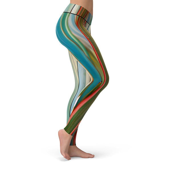 Pastel Rainbow Leggings Leggings for Women Women's Workout