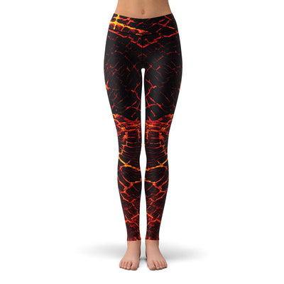 Hot Lava Leggings  -  Yoga Pants