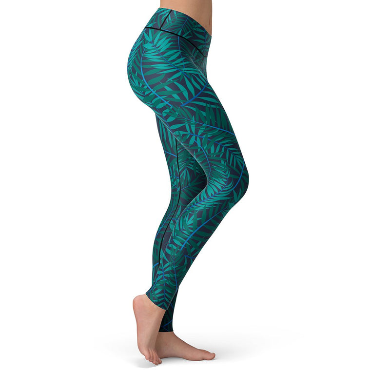 Jungle Palms Leggings  Comfortable Activewear with Nature Designs