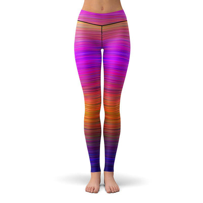 Kinetic Rainbow Leggings  -  Yoga Pants