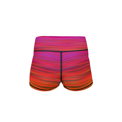 Kinetic Rainbow Yoga Shorts