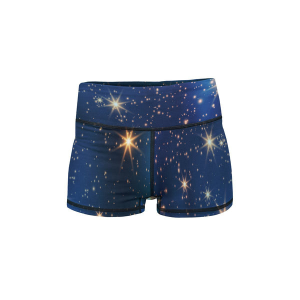 Starburst Galaxy Yoga Shorts