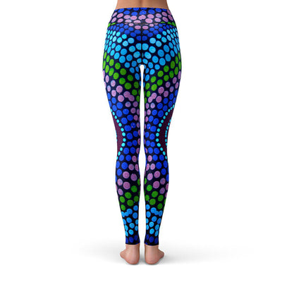 Mandala Dot Leggings  -  Yoga Pants