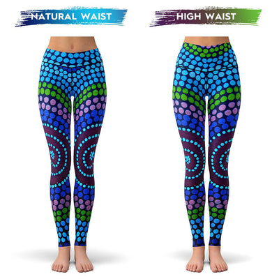 Mandala Dot Leggings  -  Yoga Pants