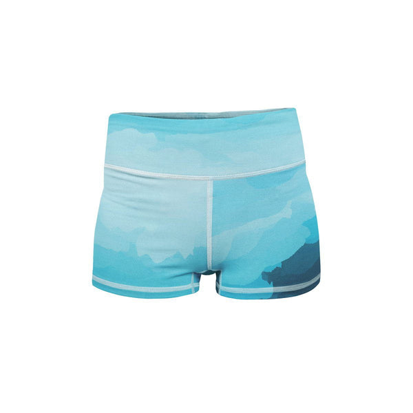 Nautical Storm Yoga Shorts  -  Women's Shorts