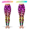 Neon Leopard Leggings  -  Yoga Pants