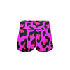 Neon Leopard Yoga Shorts  -  Women's Shorts