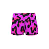 Neon Leopard Yoga Shorts  -  Women's Shorts