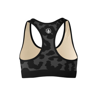 Night Leopard Sports Bra  -  Yoga Top