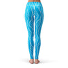 Ocean Floral Leggings  -  Yoga Pants