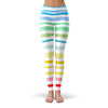 Rainbow Stripes Leggings  -  Yoga Pants