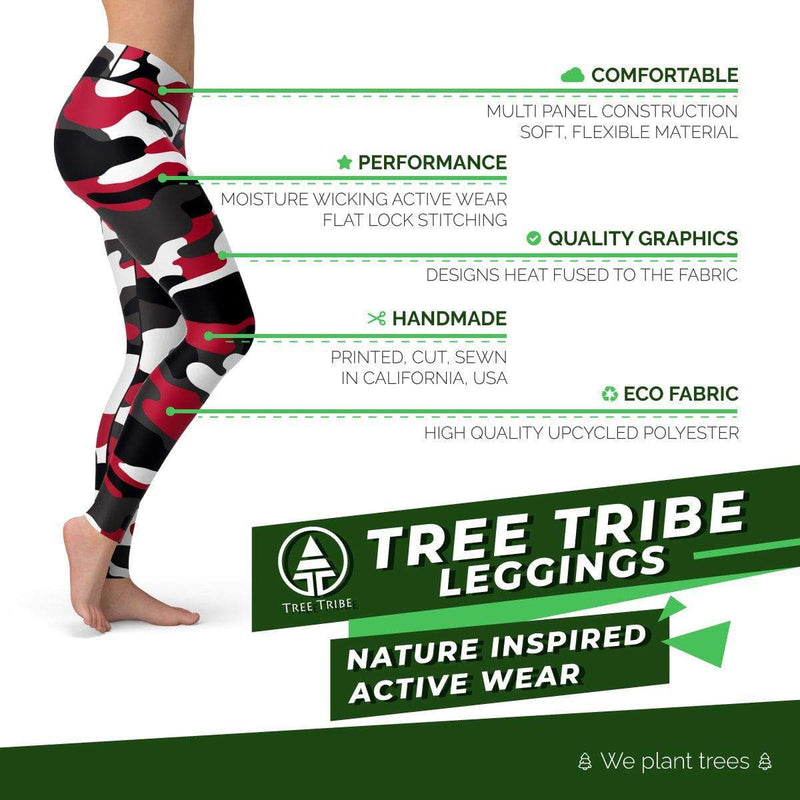 Women Sports Leggings Tribe - frammenti