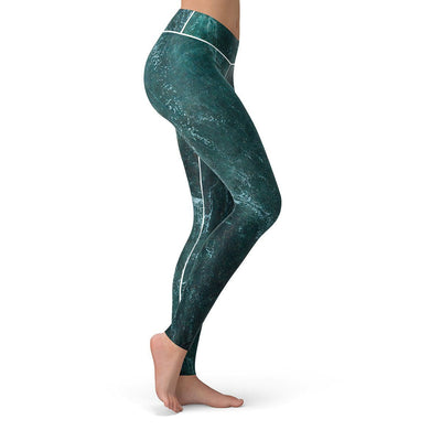 Rough Waters Leggings  -  Yoga Pants