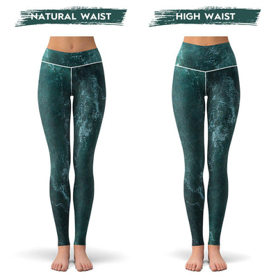 Rough Waters Leggings  -  Yoga Pants
