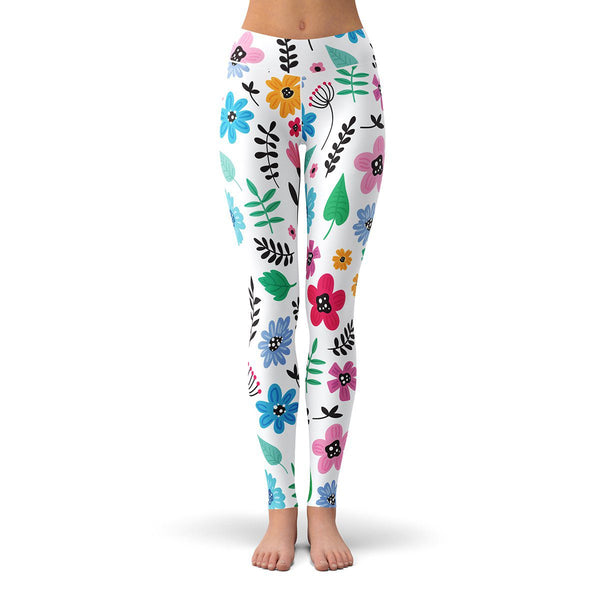 Spring Morning Leggings  -  Yoga Pants