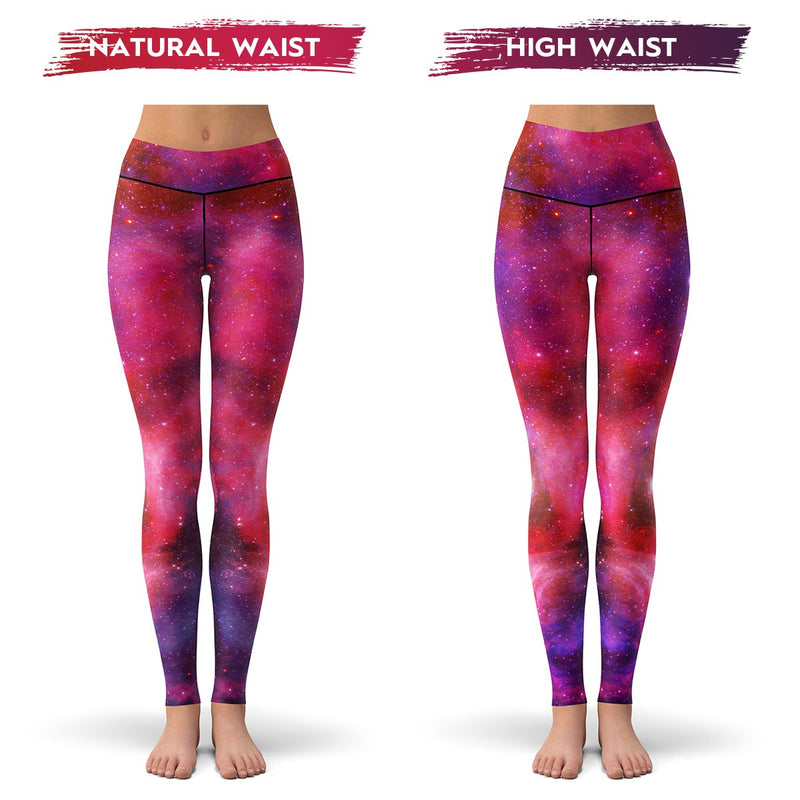  Space Galaxy Nebula Vortex Women's Yoga Pants High Waisted  Leggings Casual Workout Pants with Pockets S : Sports & Outdoors