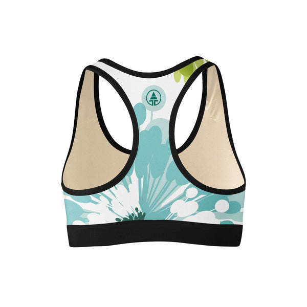 Summer Floral Sports Bra  -  Yoga Top