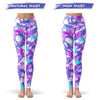Sunburst Neon Leggings  -  Yoga Pants