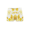Sunburst Yellow Yoga Shorts  -  Women's Shorts