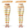 Sunny Stripes Leggings  -  Yoga Pants