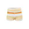 Sunny Stripes Yoga Shorts  -  Women's Shorts