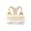 Sunny Stripes Sports Bra  -  Yoga Top