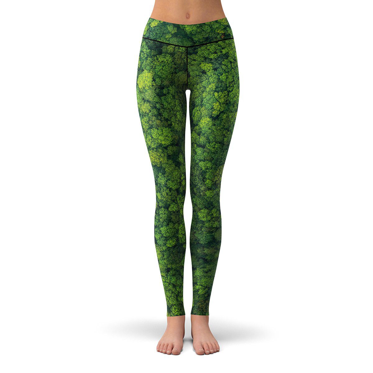Tree Nugs Green Leggings | Nature Inspired Comfortable Active Wear