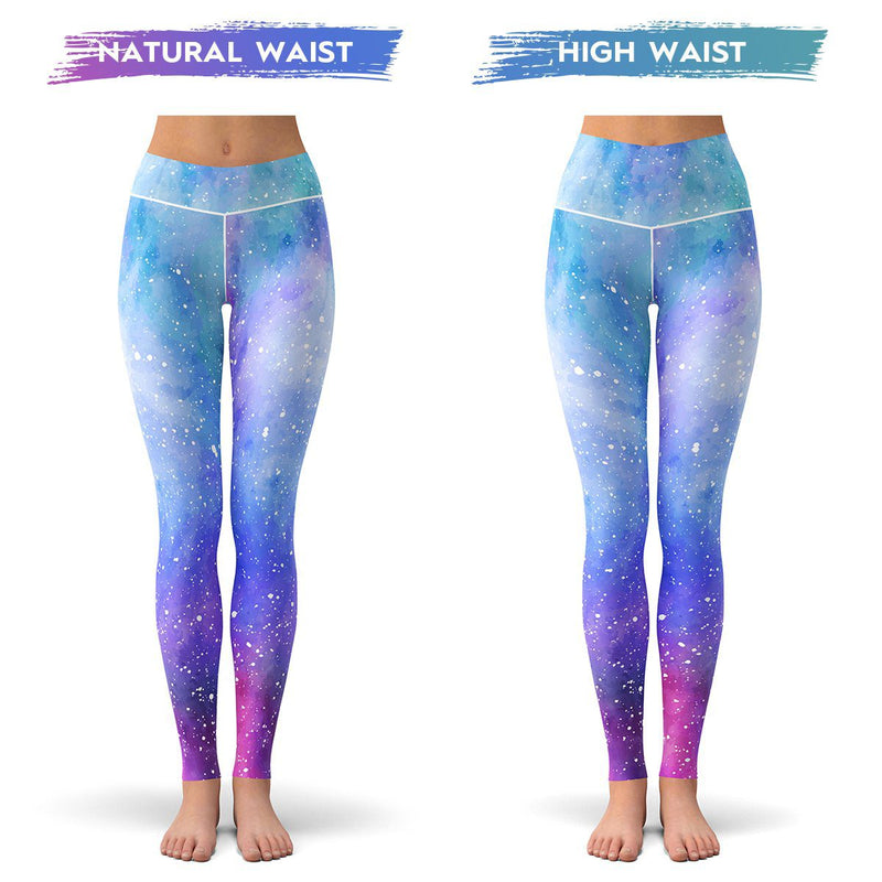 High Waisted Yoga Leggings - Star Unicorn – Alycia Christine