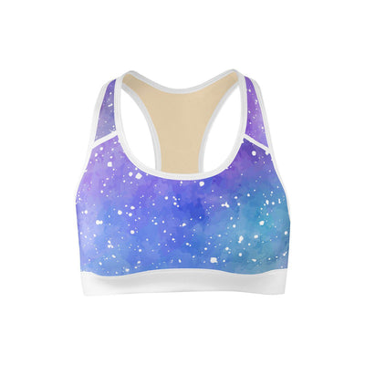 Unicorn Galaxy Sports Bra  -  Yoga Top